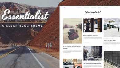 Photo of [Download-S2] Essentialist v1.2.2 - A Narrative WordPress Blog Theme