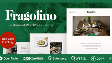 Photo of [Download-S2] Fragolino v1.0.2 - an Exquisite Restaurant WordPress Theme