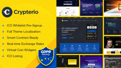 Photo of [Download-S2] Crypterio v2.2.1 - ICO and Cryptocurrency WordPress Theme