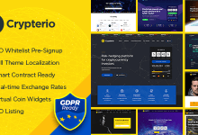 Photo of [Download-S2] Crypterio v2.0.1 - ICO and Cryptocurrency WordPress Theme