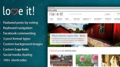 Photo of [Download-S2] I Love It! v1.3 - Content Sharing WP Themeforest Theme