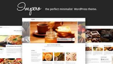 Photo of [Download-S2] Impero: Minimalistic Themeforest WordPress Theme