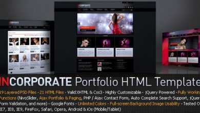 Photo of [Download-S2] Incorporate Portfolio Themeforest HTML Template