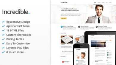 Photo of [Download-S2] Incredible - Responsive HTML Template