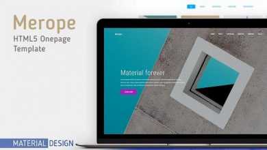 Photo of [Download-S2] Merope v1.1 - Material Design Template