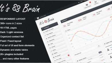Photo of [Download-S2] It's Brain - premium admin Themeforest theme