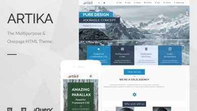Photo of [Download-S2] Artika - Creativemarket Multipurpose & Onepage HTML