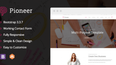 Photo of [Download-S2] Pioneer - Multi-Purpose HTML 5 / CSS 3 Corporate Template