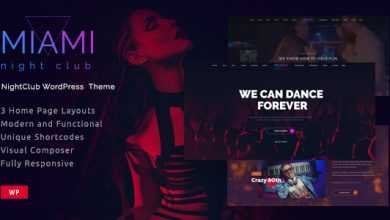 Photo of [Download-S2] Miami v1.0.2 - Night Club Responsive WordPress Theme