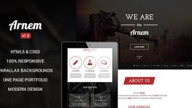 Photo of [Download-S2] Arnem - Themeforest Creative One Page Parallax Theme