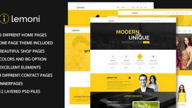 Photo of [Download-S2] Lemoni - Themeforest Multipurpose HTML5 Template