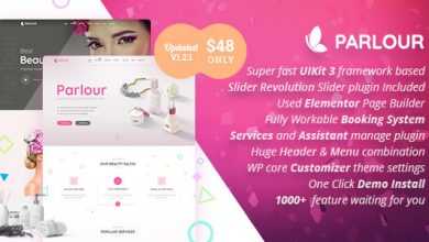 Photo of [Download-S2] Parlour v1.2.1 - Dedicated Beauty Salon WordPress Theme