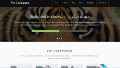 Photo of [Download-S2] For The Cause - Woothemes Wordpress Template