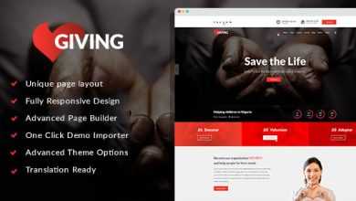 Photo of [Download-S2] Giving v1.0.2 - NGO/Charity/Fundraising WordPress Theme