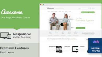 Photo of [Download-S2] Awesome v1.2 - Themeforest One Page WordPress Theme