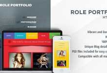 Photo of [Download-S2] Role - Vibrant One Page Portfolio html template