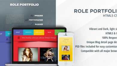 Photo of [Download-S2] Role - Vibrant One Page Portfolio html template