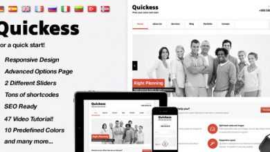 Photo of [Download-S2] Quickess - Responsive Corporate WordPress Theme