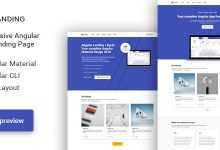 Photo of [Download-S2] Angular Landing - Material Design Angular App Landing Page