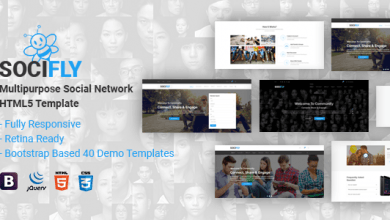 Photo of [Download-S2] SociFly v1.0 - Multipurpose Social Network HTML5 Template