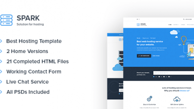 Photo of [Download-S2] Spark v1.1 - Responsive Hosting & Technology Site Template