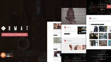 Photo of [Download-S2] Omat - Responsive One Page Portfolio Template