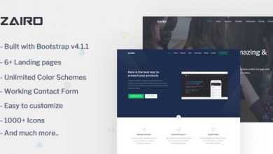Photo of [Download-S2] Zairo - Multipurpose Bootstrap 4 Landing Page Template