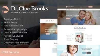 Photo of [Download-S2] Cloe Brooks v1.1 - Psychology, Counseling and Medical Site Template