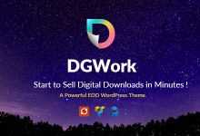Photo of [Download-S2] DGWork v1.3.4 - Powerful Responsive Easy Digital Downloads