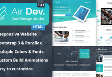 Photo of [Download-S2] Air Dev v1.4.1 - Responsive Website Template