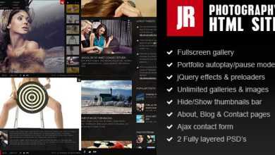 Photo of [Download-S2] JR Photography HTML Themeforest Site