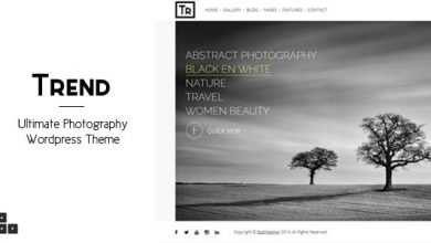 Photo of [Download-S2] Trend v3.6 - Photography WordPress Theme