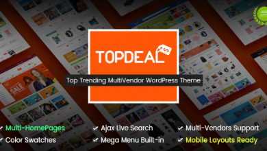 Photo of [Download-S2] TopDeal v1.6.9 - Multipurpose Marketplace WordPress Theme