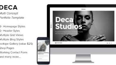 Photo of [Download-S2] Deca v1.1 - Creative Multi Concept Portfolio Template