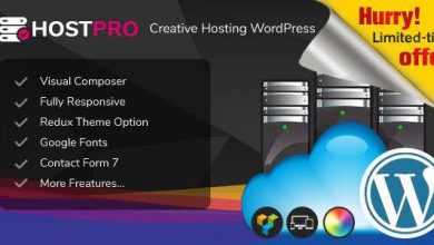 Photo of [Download-S2] Hostpro v1.0 - Responsive Hosting WordPress Theme