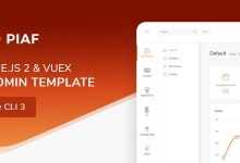 Photo of [Download-S2] Piaf Vuejs v3.0.5 - Vuejs Admin Template