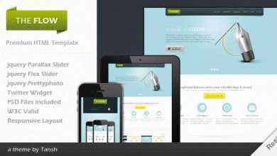 Photo of [Download-S2] The Flow - Themeforest Responsive One Page App Template