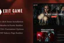 Photo of [Download-S2] Exit Game v1.2 - Real-Life Room Escape WordPress Theme