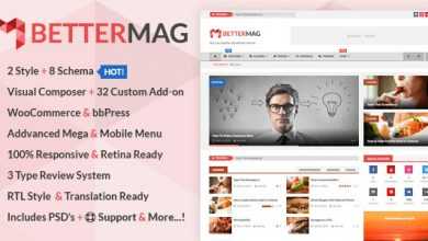 Photo of [Download-S2] BetterMag - Magazine, Review, Shop WordPress Theme