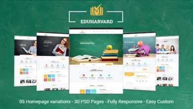 Photo of [Download-S2] Eduharvard - Multi-Concept Education & Courses HTML Template