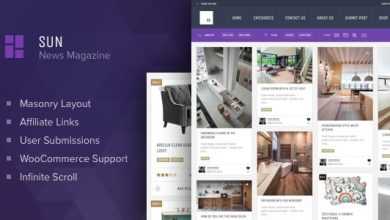 Photo of [Download-S2] Sun v2.1 - Grid News Blog with Affiliate links theme
