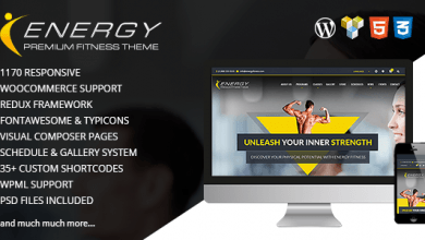 Photo of [Download-S2] ENERGY v1.5.2 - Responsive WordPress Fitness Theme