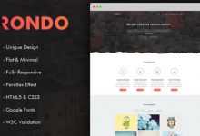 Photo of [Download-S2] Rondo - Responsive One Page Template