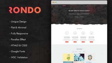 Photo of [Download-S2] Rondo - Responsive One Page Template