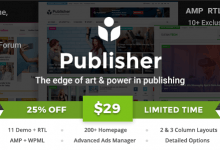 Photo of [Download-S2] Publisher v1.9.3 - Magazine, Blog, Newspaper and Review