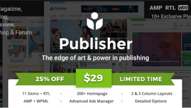 Photo of [Download-S2] Publisher v1.9.3 - Magazine, Blog, Newspaper and Review