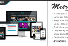 Photo of [Download-S2] Metro One Page | Themeforest Responsive HTML