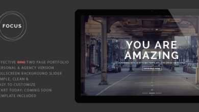 Photo of [Download-S2] Focus - Themeforest Fully Responsive Portfolio Template