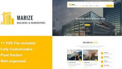 Photo of [Download-S2] Marize - Construction & Building HTML Template