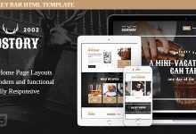 Photo of [Download-S2] OldStory v1.0.1 - Whisky Bar | Pub | Restaurant Site Template